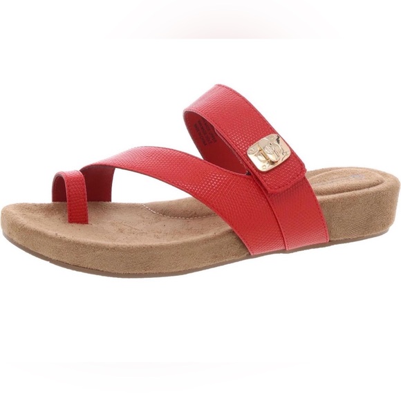 Gianni Bernini Shoes - New Gianni Bernini Rilleyy Low Wedge Sandal Sz 9.5